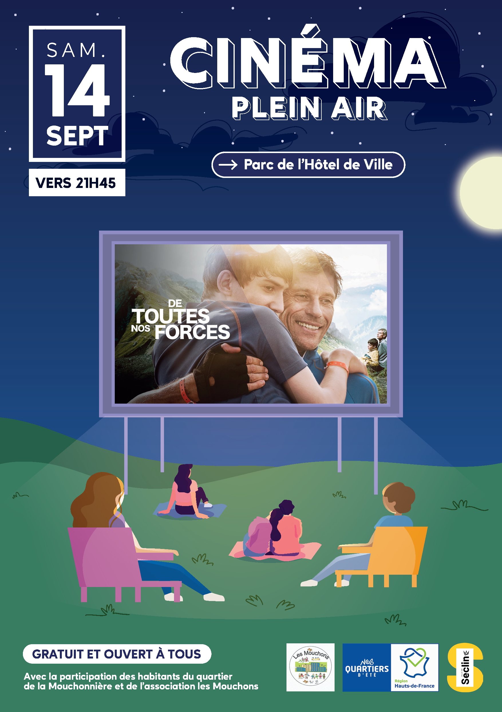 Affiche ciné plein air