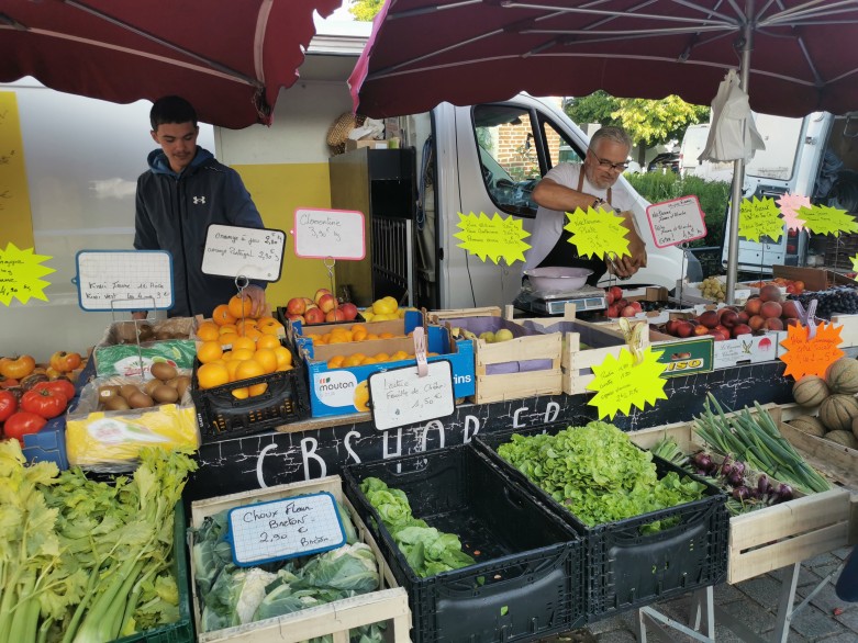 marché déplacé