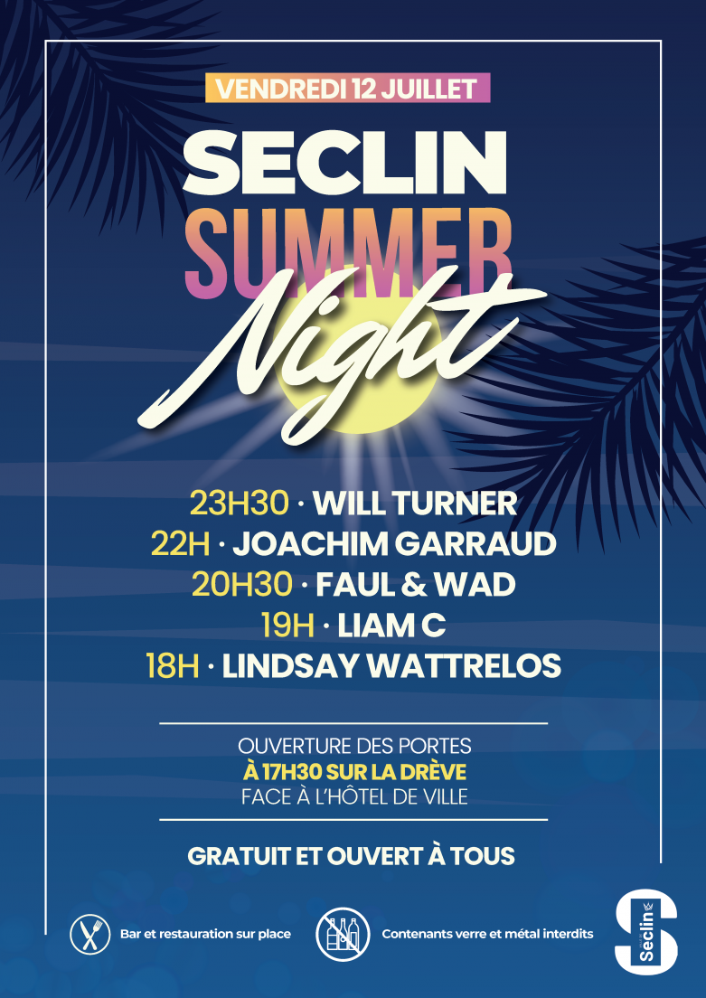 Affiche seclin summer night